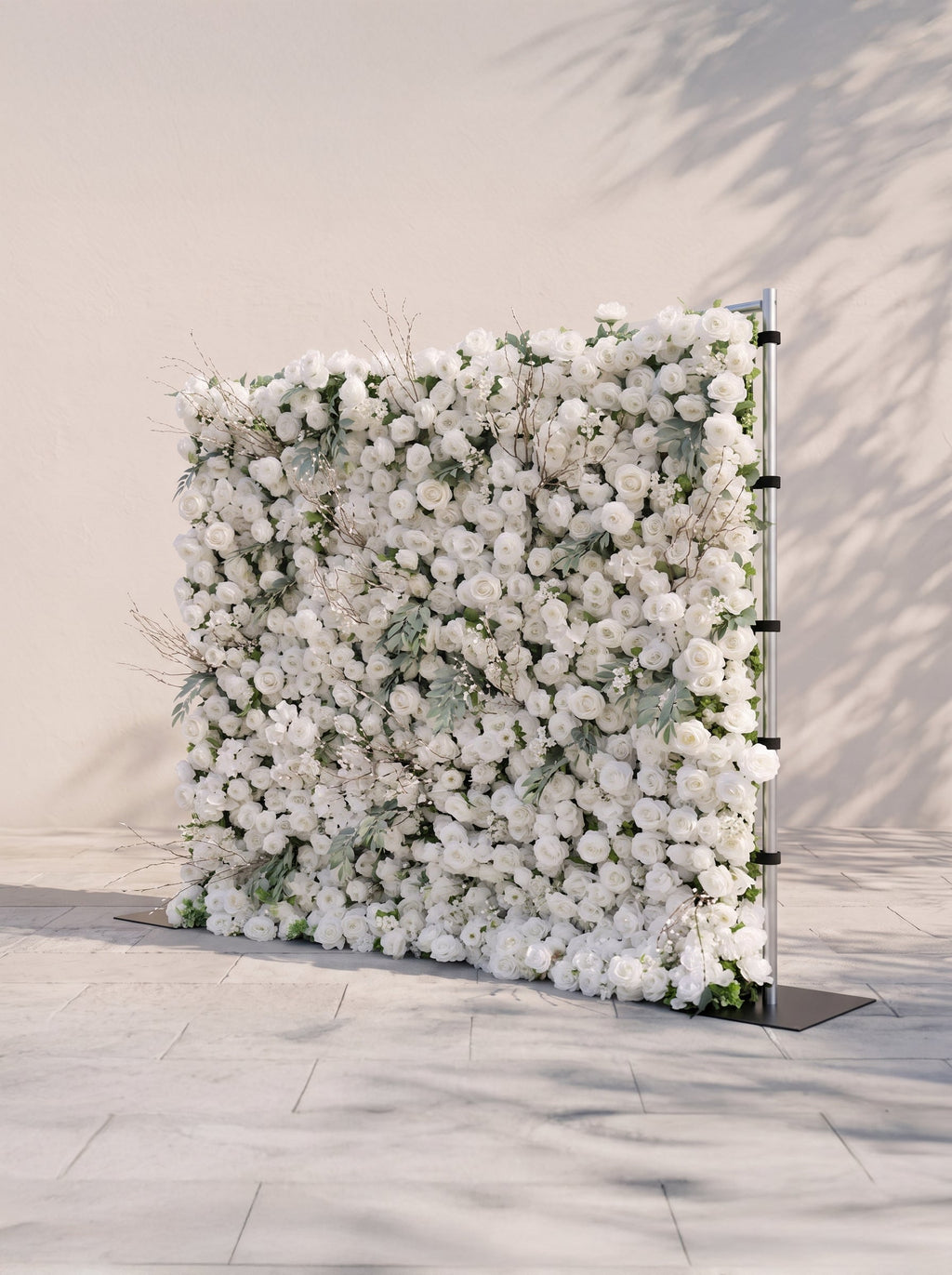 Livirae: 5D Fabric Artificial rolling up curtain flower wall