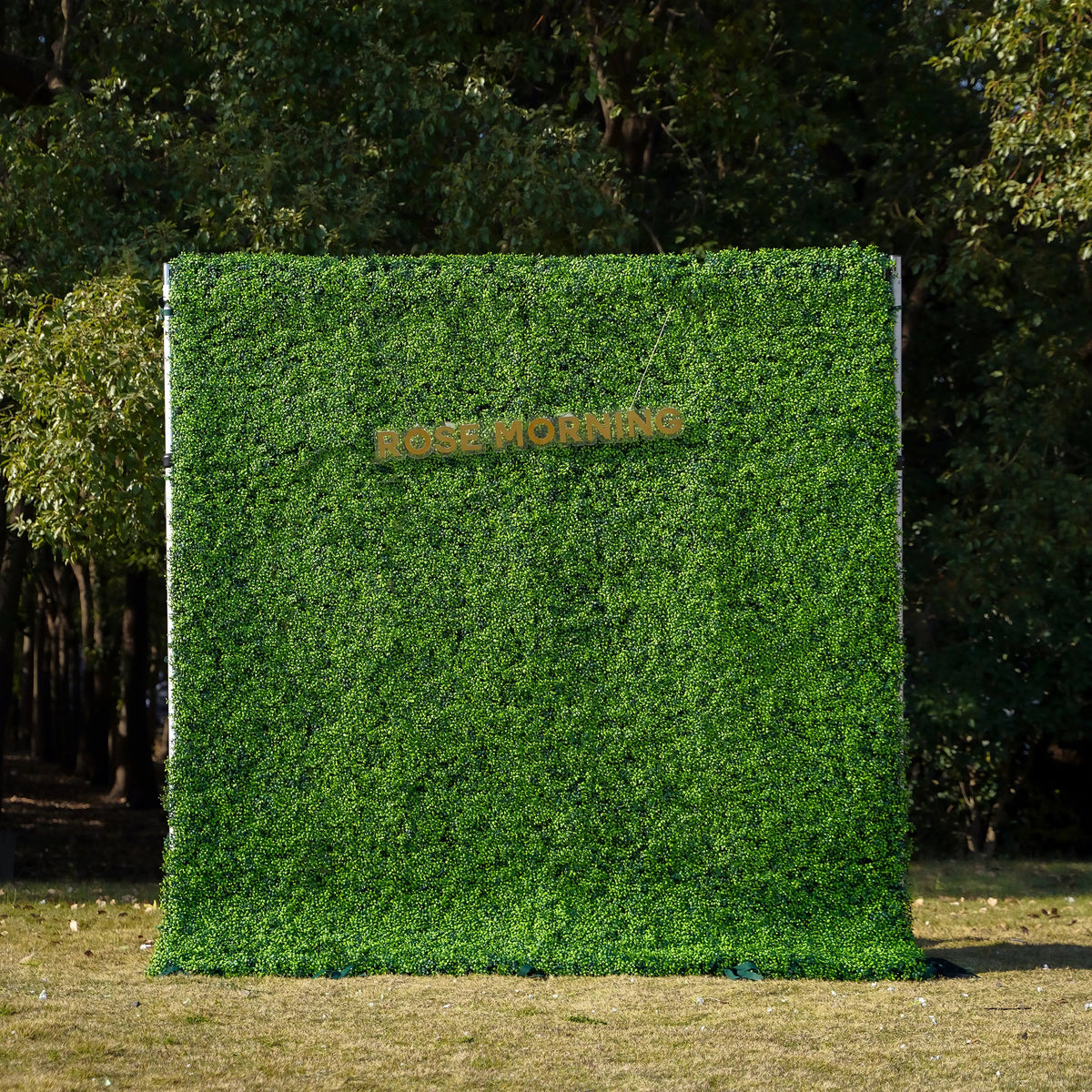 Lucky：2D  Fabric Artificial rolling up curtain flower wall
