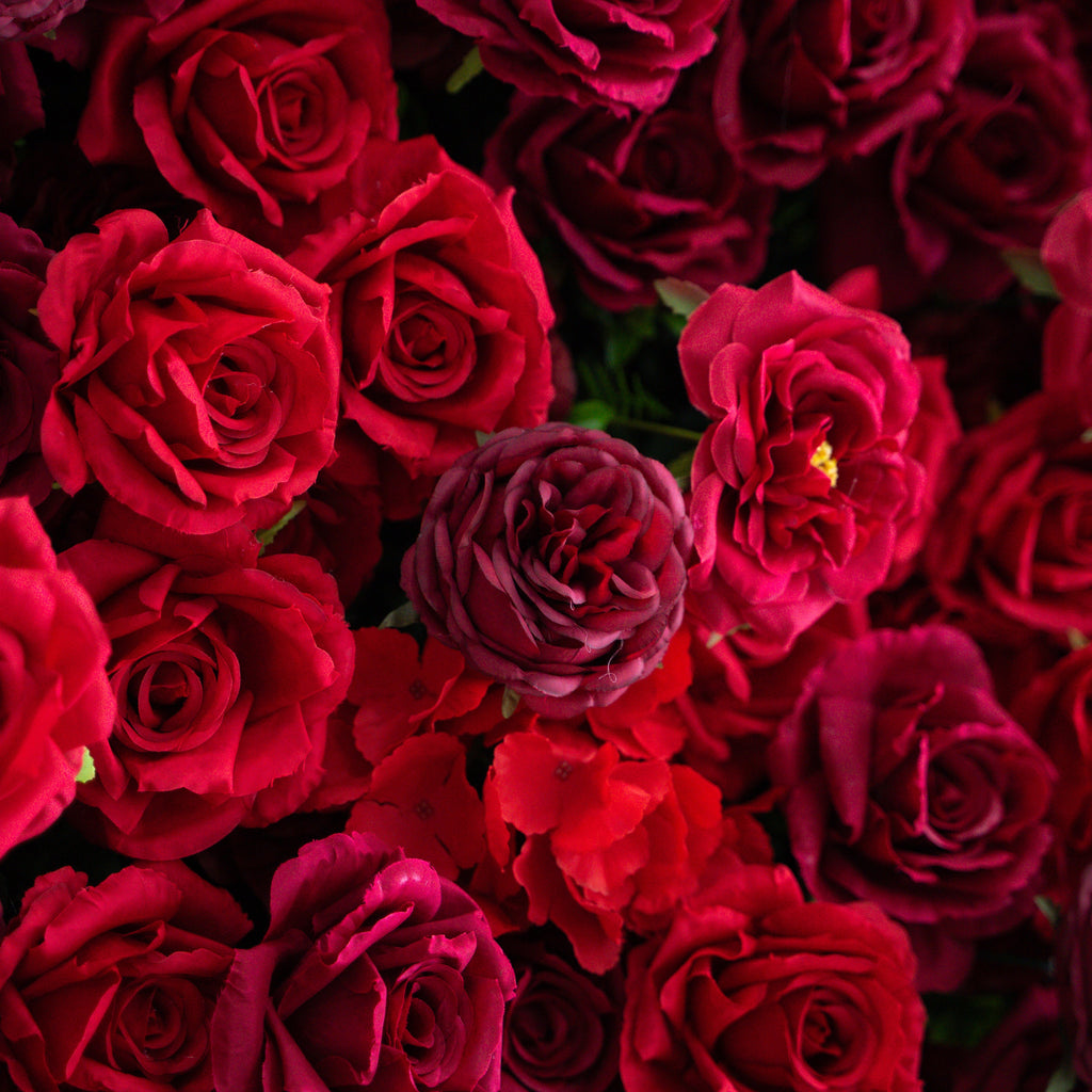 Luna 3D Layered Flower Wall - Luxury Silk Rolling Backdrop