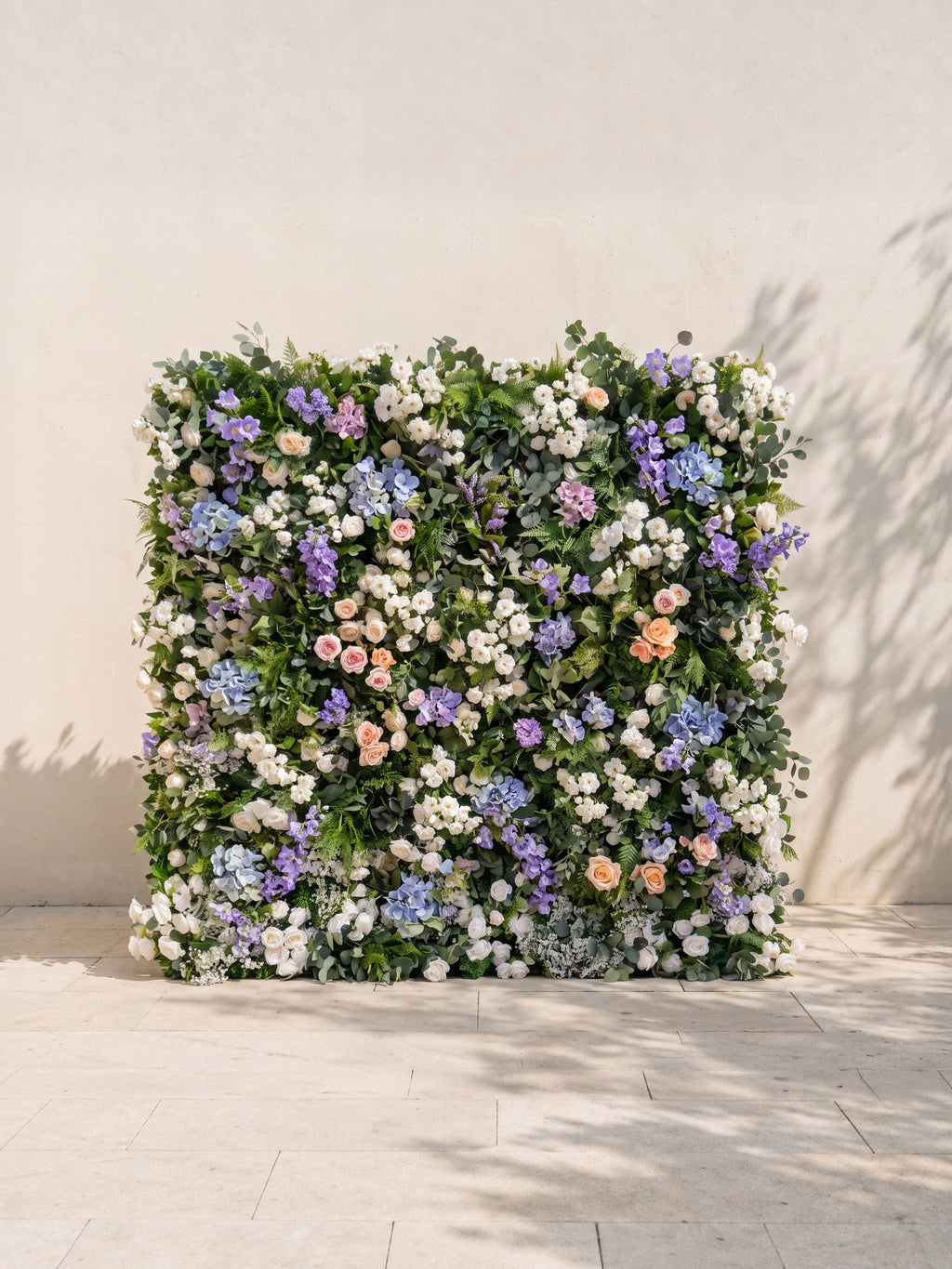 Malella : 5D Fabric Artificial rolling up curtain flower wall