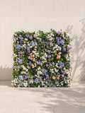 Malella : 5D Fabric Artificial rolling up curtain flower wall