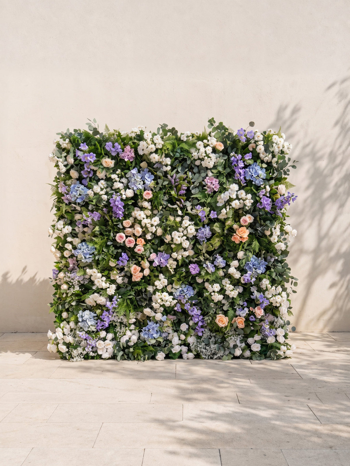 Malella : 5D Fabric Artificial rolling up curtain flower wall