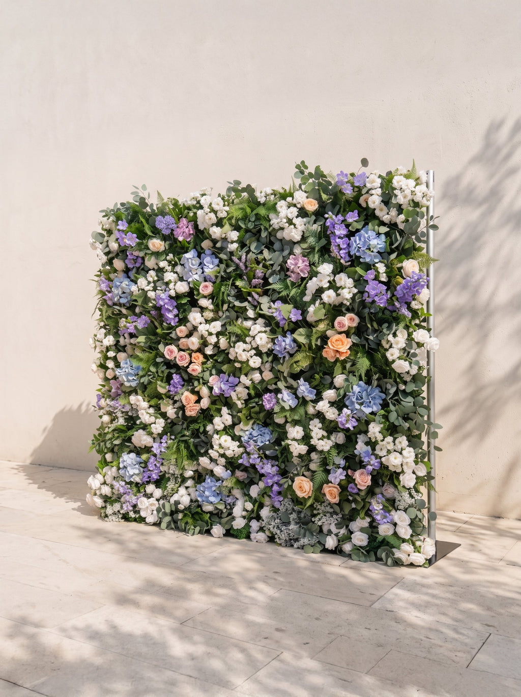Malella : 5D Fabric Artificial rolling up curtain flower wall