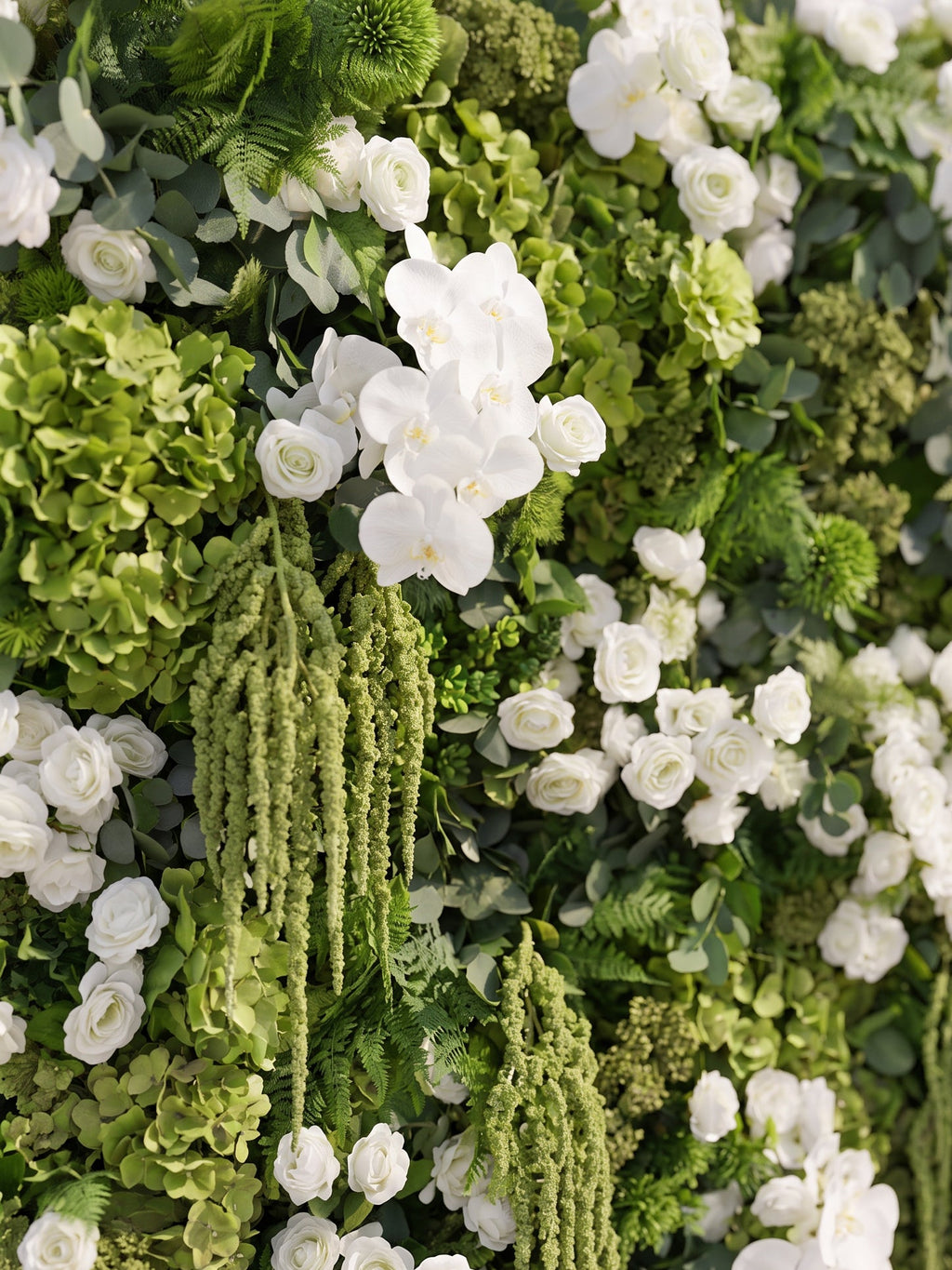 Marirae: 5D Fabric Artificial rolling up curtain flower wall