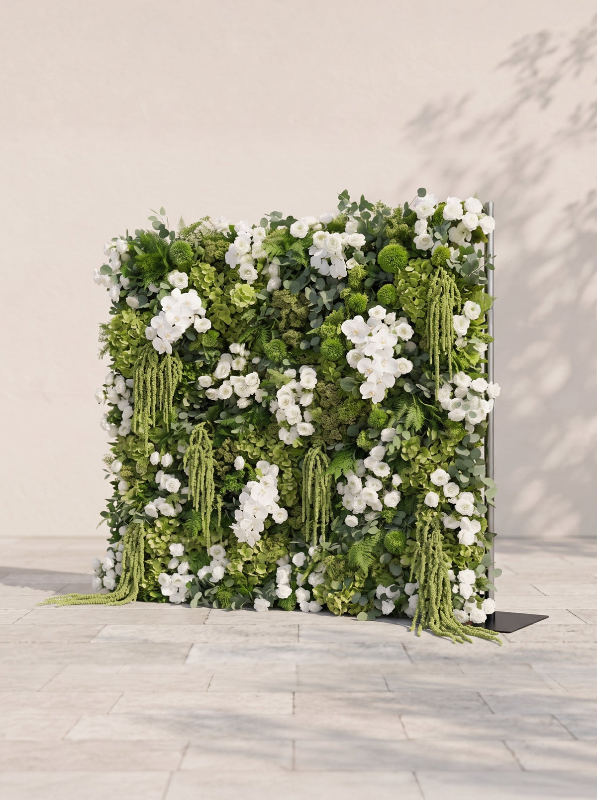 Marirae: 5D Fabric Artificial rolling up curtain flower wall