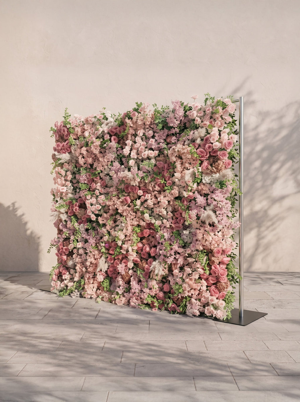 Mavenalia: 5D Fabric Artificial rolling up curtain flower wall