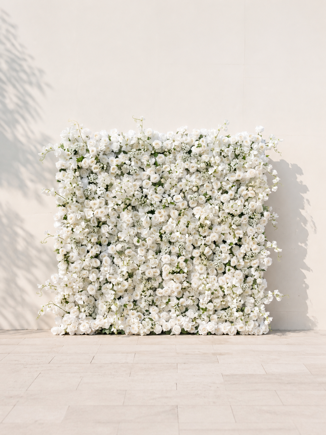 Melirae 5D Fabric Artificial rolling up curtain flower wall