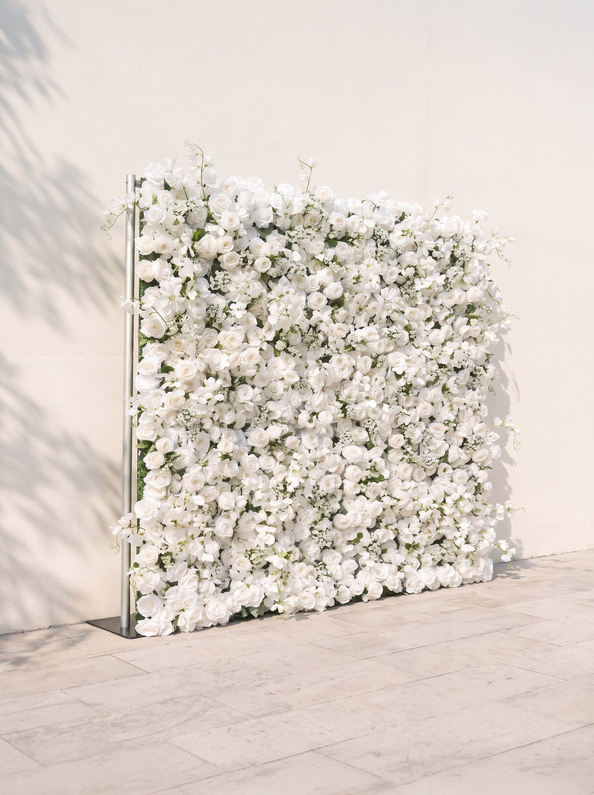 Melirae 5D Fabric Artificial rolling up curtain flower wall