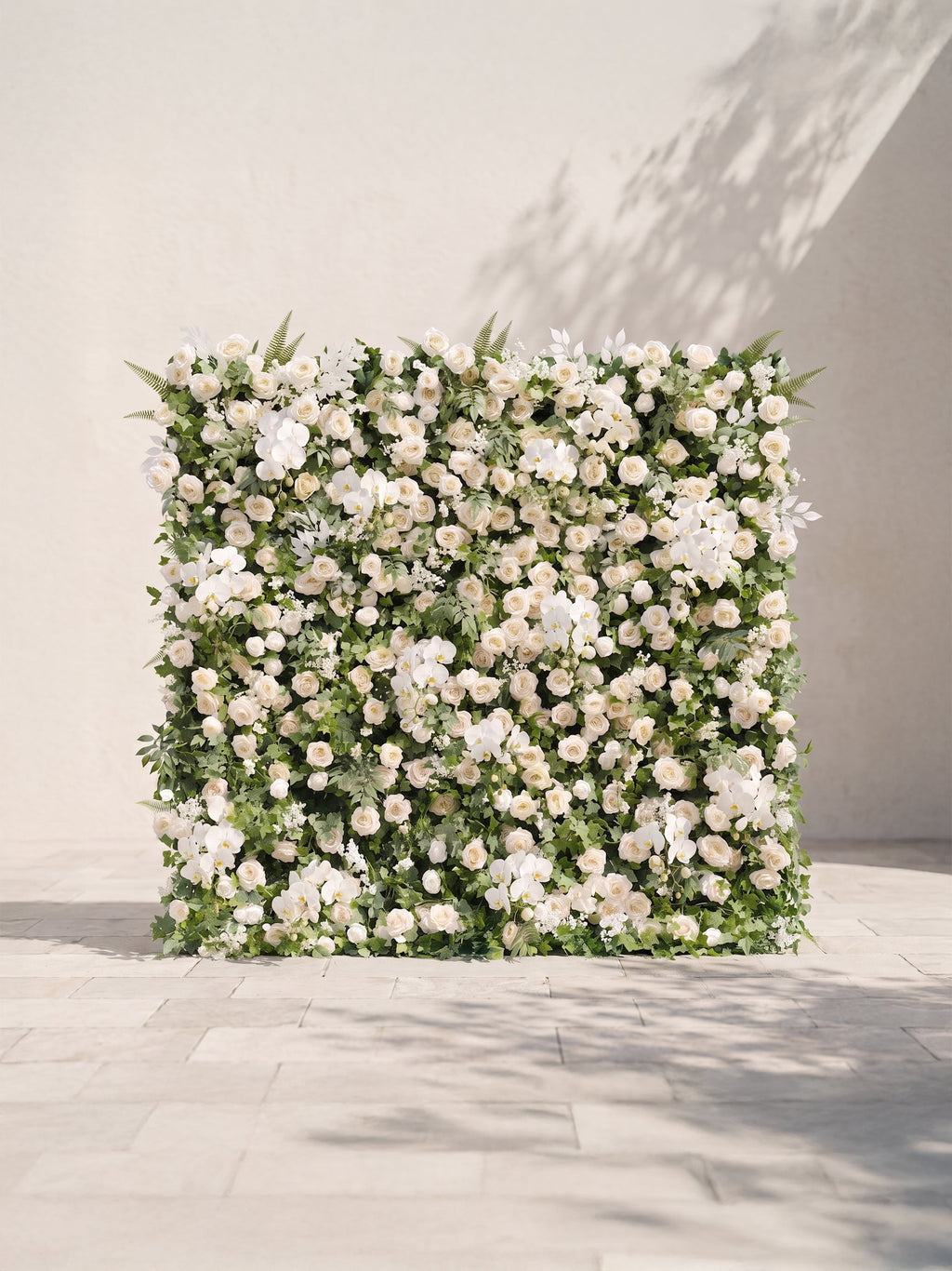 Melmora: 5D Fabric Artificial rolling up curtain flower wall