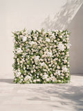 Melmora: 5D Fabric Artificial rolling up curtain flower wall