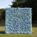 Molly：5D Fabric Artificial rolling up curtain flower wall (Ready to ship)