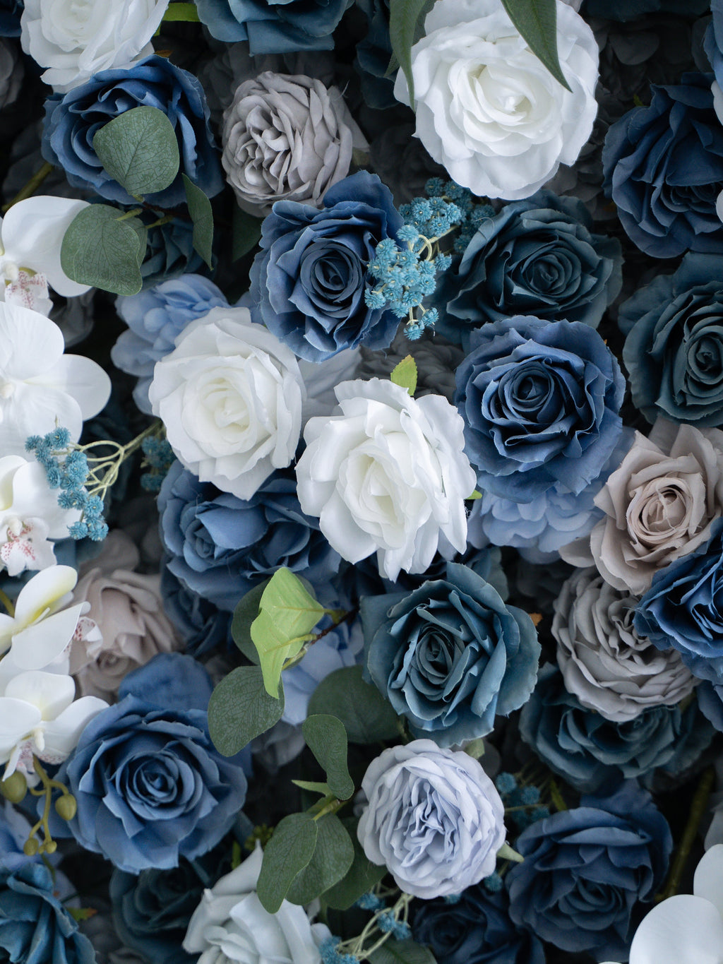 Liorenne 4D Fabric Artificial rolling up curtain flower wall