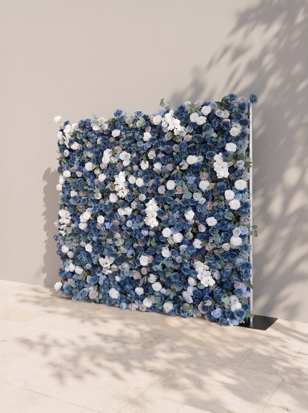 Liorenne 4D Fabric Artificial rolling up curtain flower wall