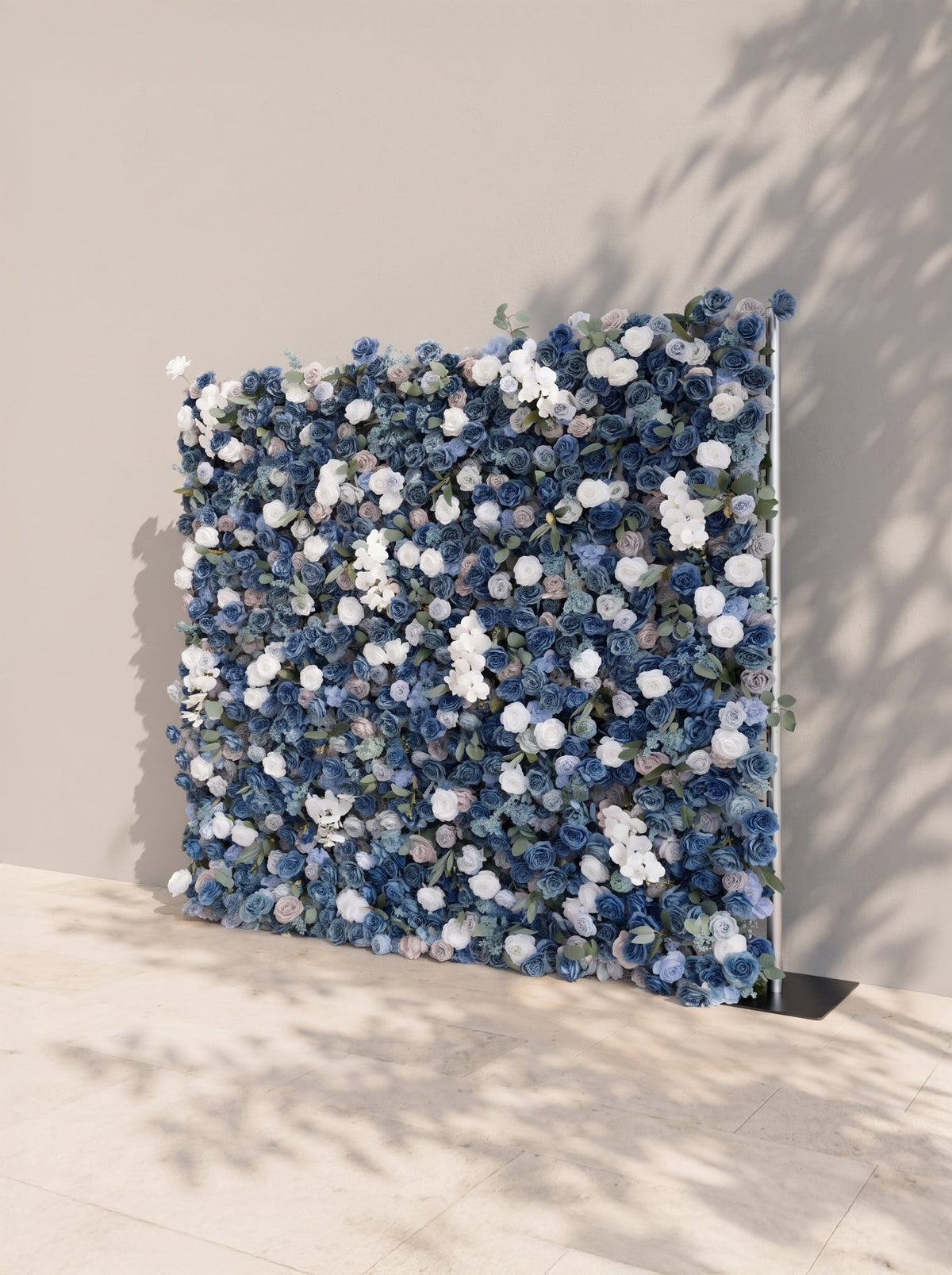 Liorenne 4D Fabric Artificial rolling up curtain flower wall