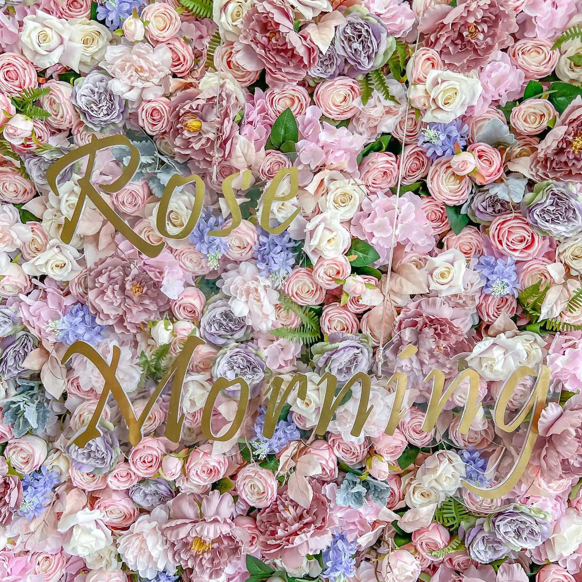 Parton：5D Garden Series New Fabric Artificial rolling up curtain flower wall