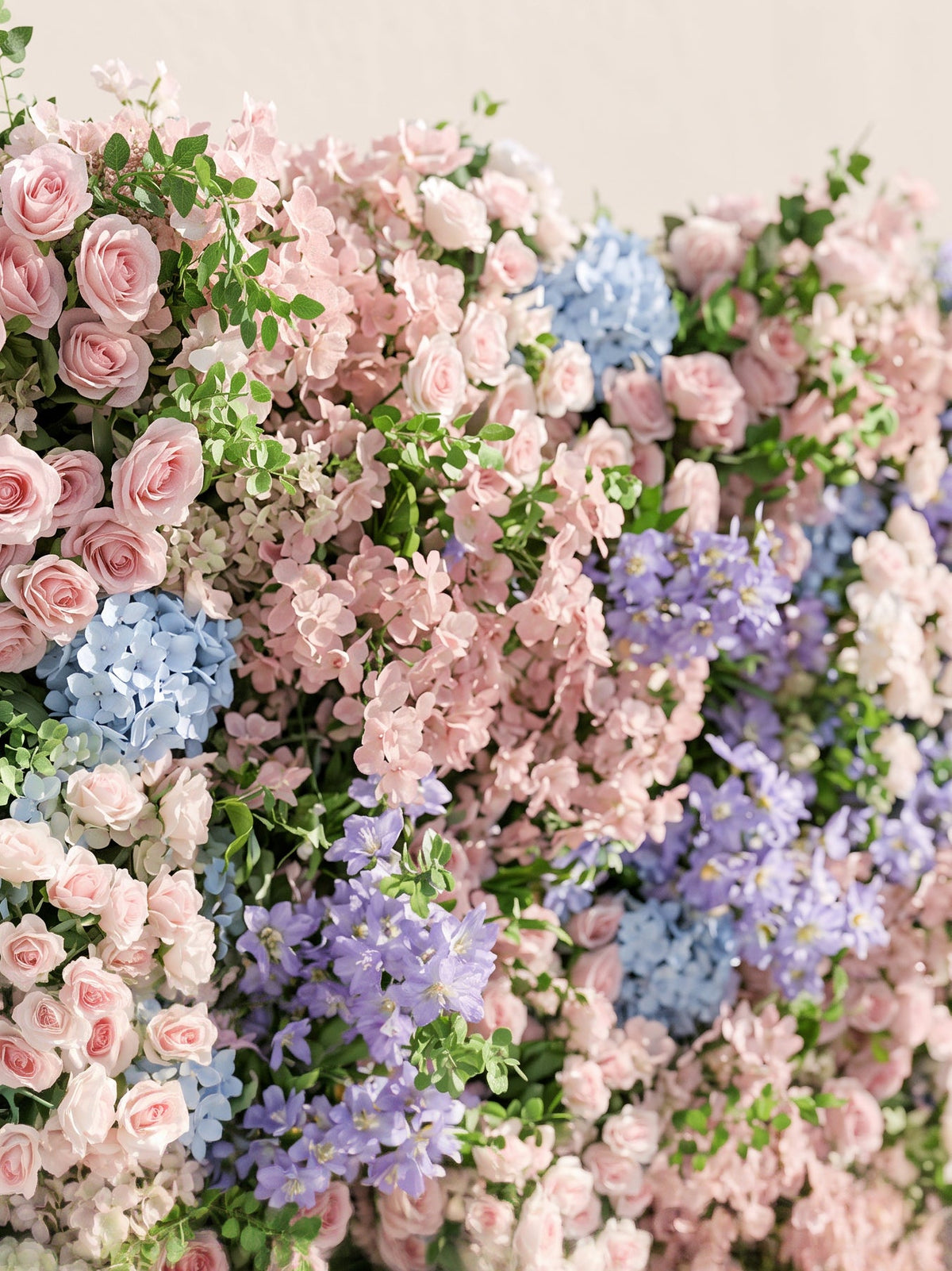 Roslina 5D Fabric Artificial rolling up curtain flower wall