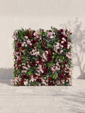 Rosmora 5D Fabric Artificial rolling up curtain flower wall