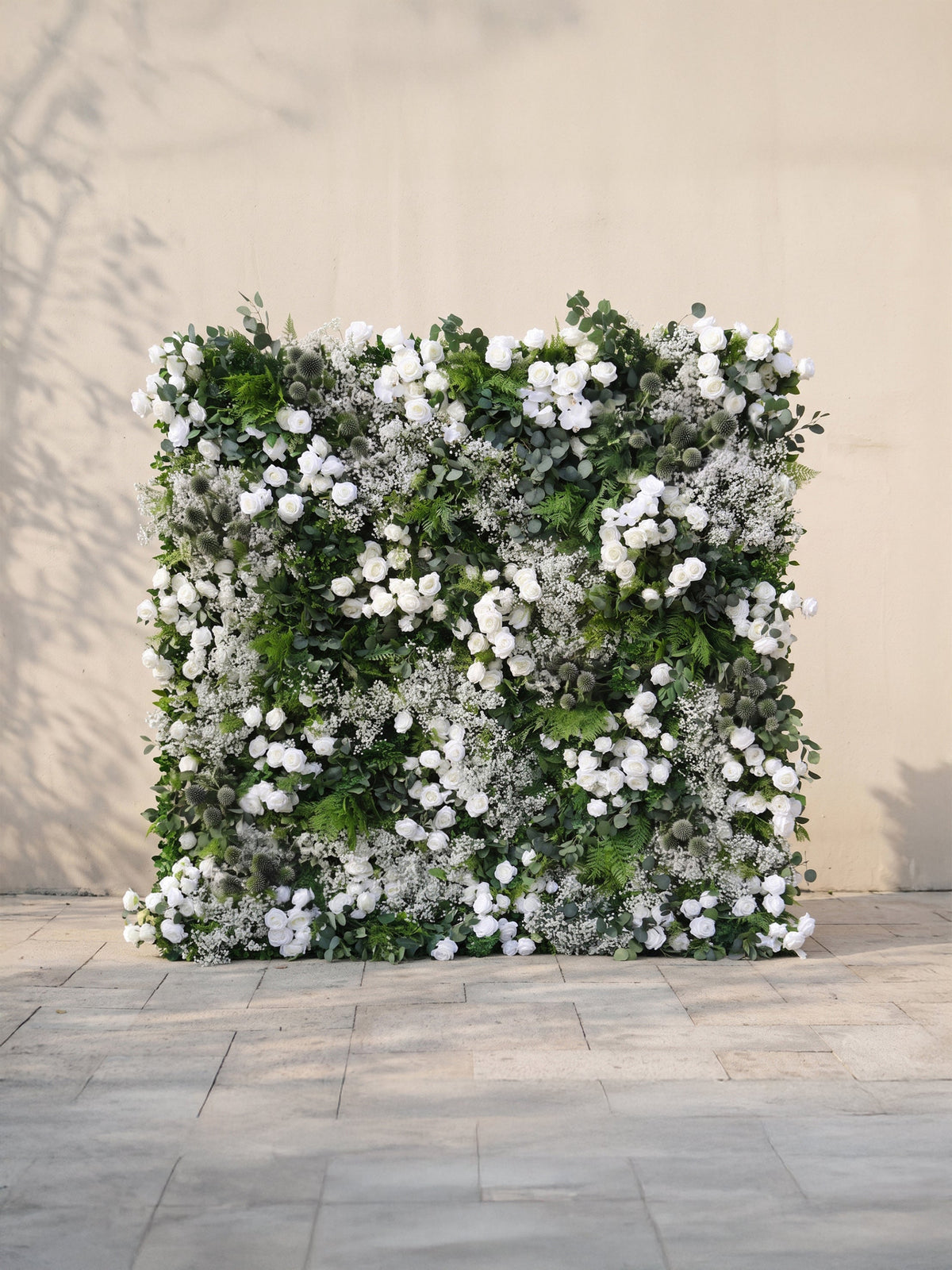 Selsora 5D Fabric Artificial rolling up curtain flower wall