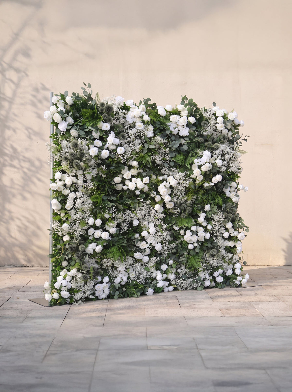Selsora 5D Fabric Artificial rolling up curtain flower wall