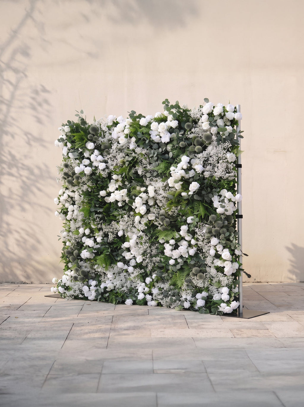 Selsora 5D Fabric Artificial rolling up curtain flower wall
