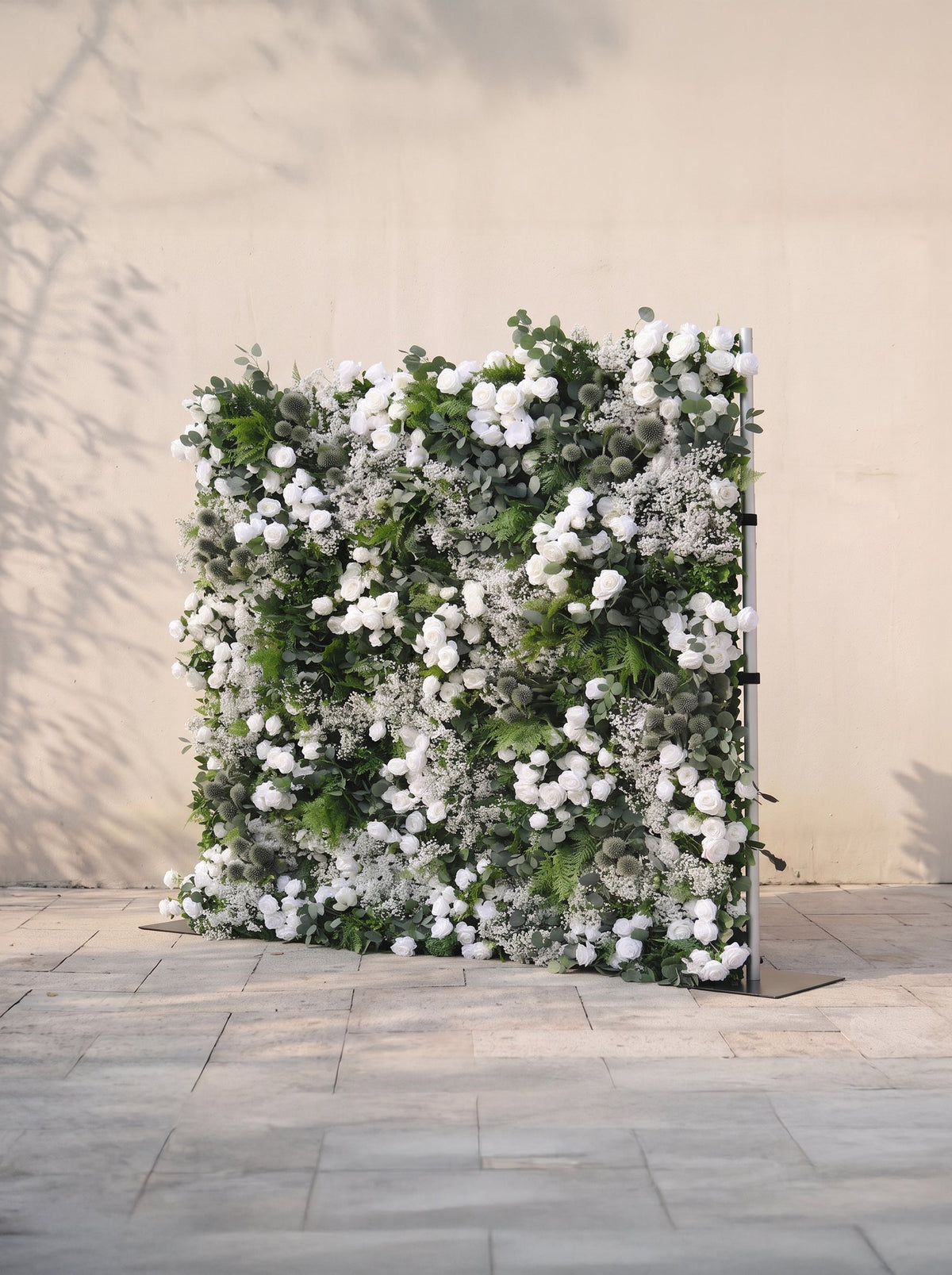 Selsora 5D Fabric Artificial rolling up curtain flower wall
