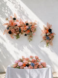 Sienna 2026 New Design Warm Orange & Blue Hanging Floral Arrangement