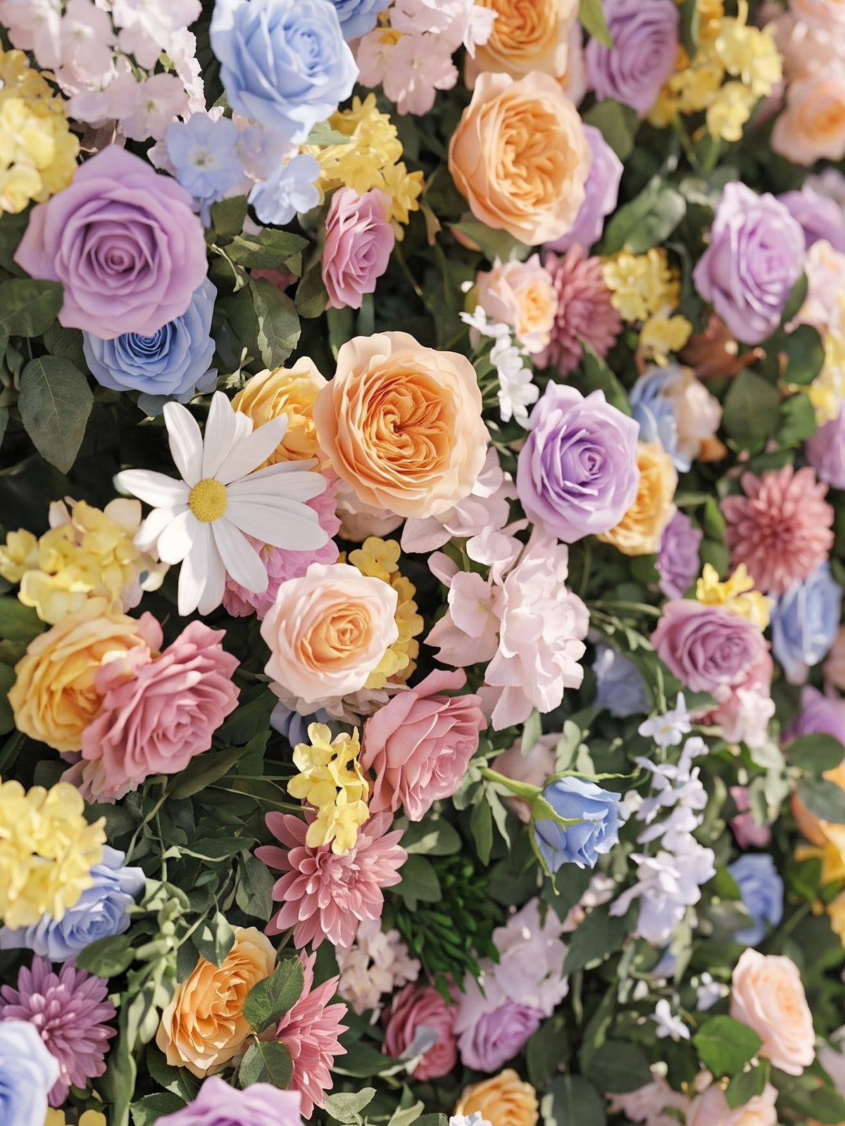 Sirenella 5D Fabric Artificial rolling up curtain flower wall