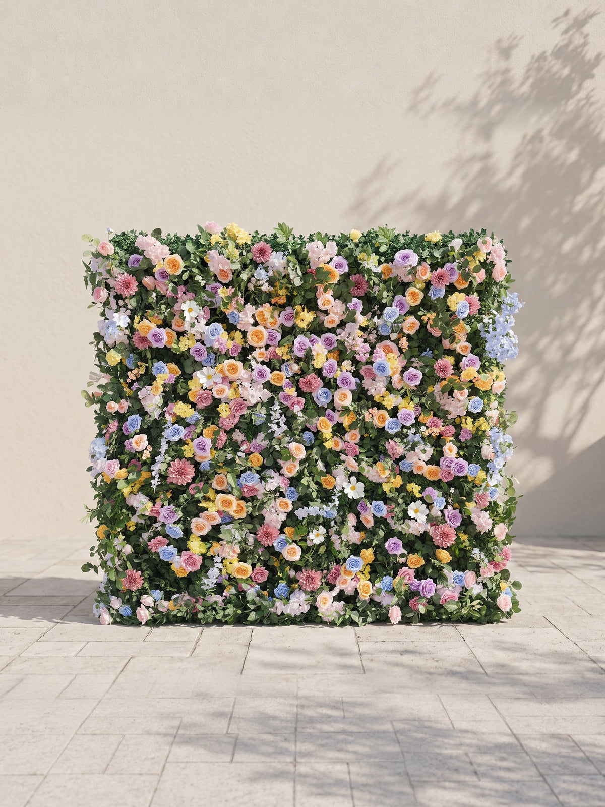 Sirenella 5D Fabric Artificial rolling up curtain flower wall