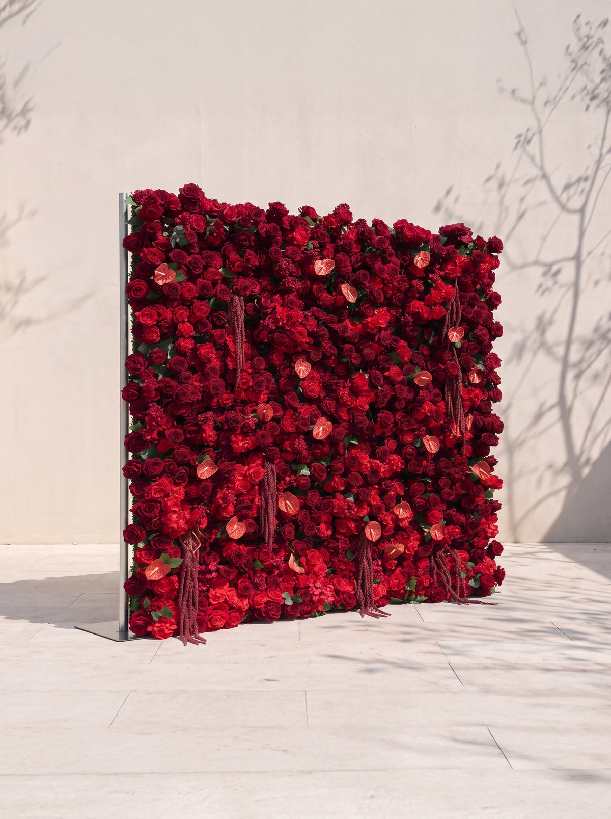 Solelia 5D Fabric Artificial rolling up curtain flower wall
