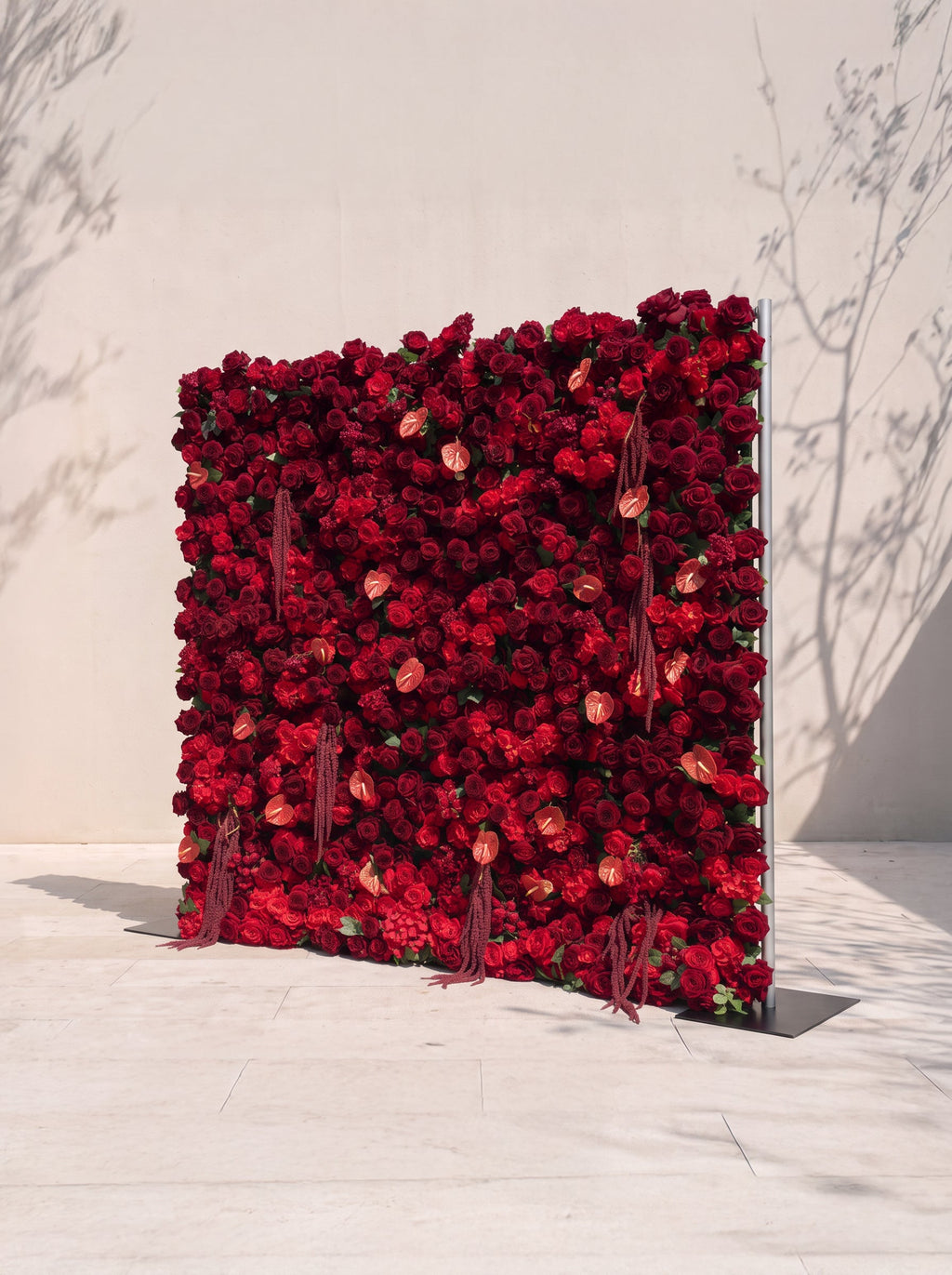 Solelia 5D Fabric Artificial rolling up curtain flower wall