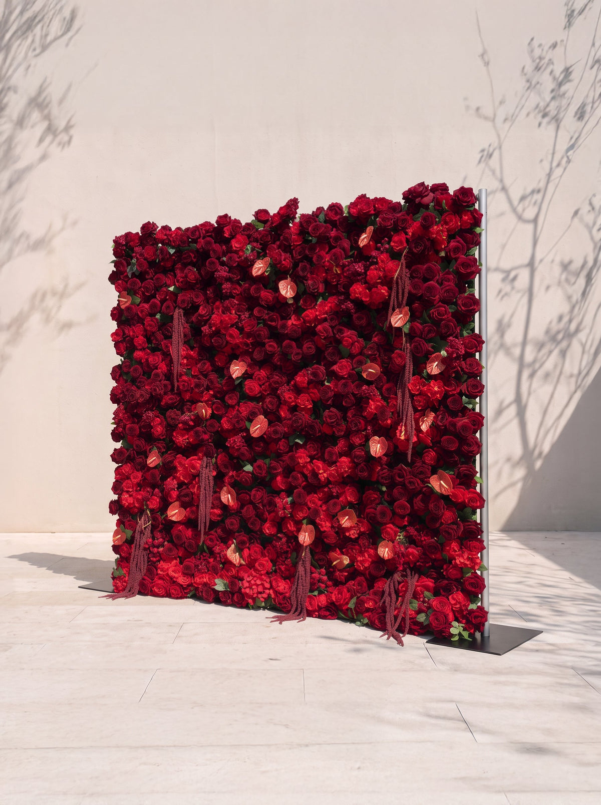 Solelia 5D Fabric Artificial rolling up curtain flower wall