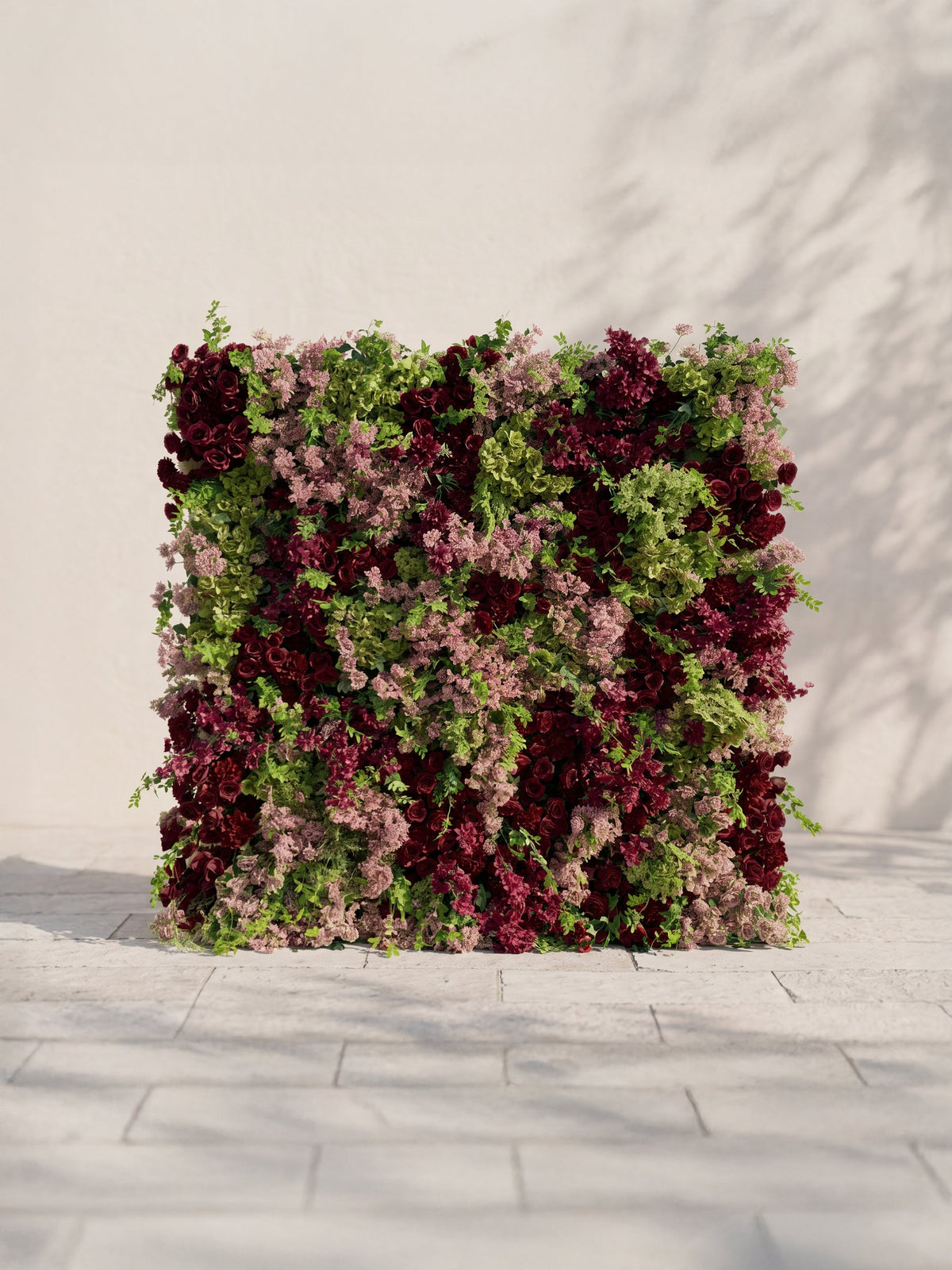 Sorelavia 5D Fabric Artificial rolling up curtain flower wall