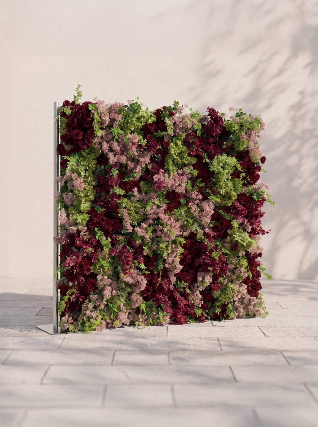 Sorelavia 5D Fabric Artificial rolling up curtain flower wall