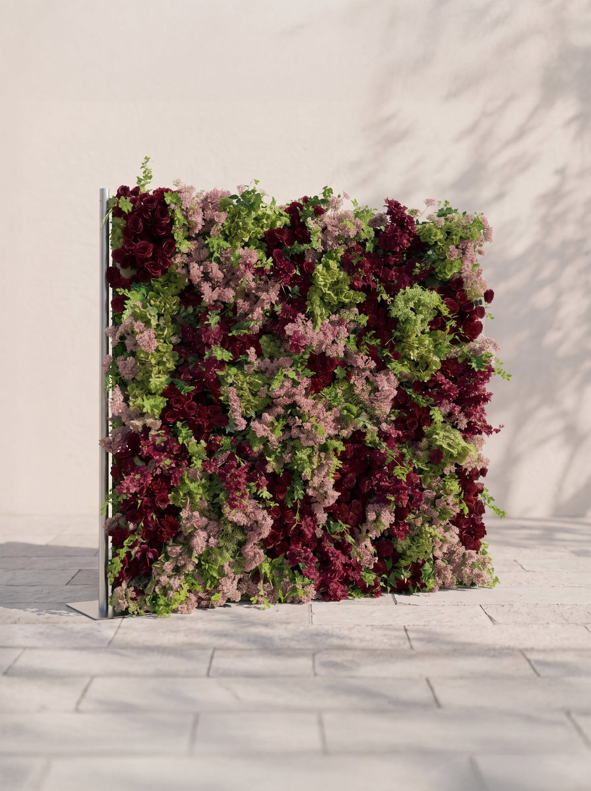 Sorelavia 5D Fabric Artificial rolling up curtain flower wall