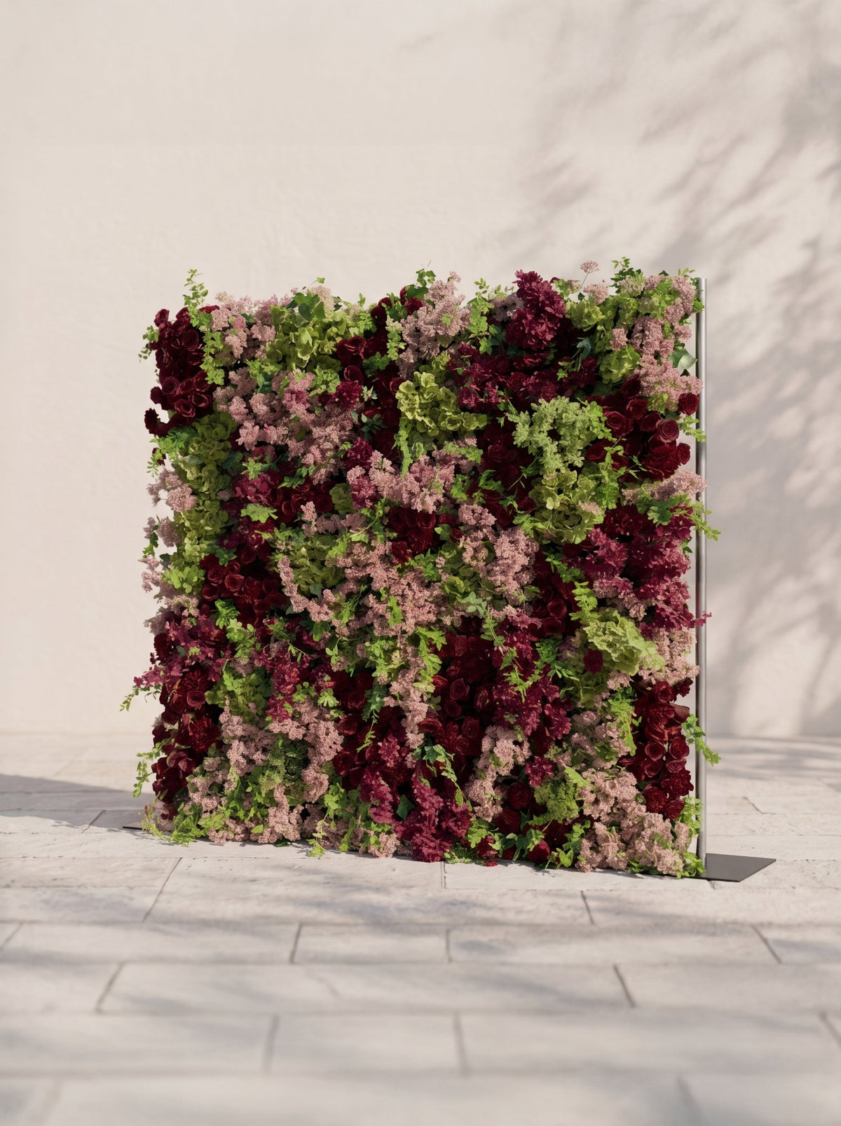 Sorelavia 5D Fabric Artificial rolling up curtain flower wall