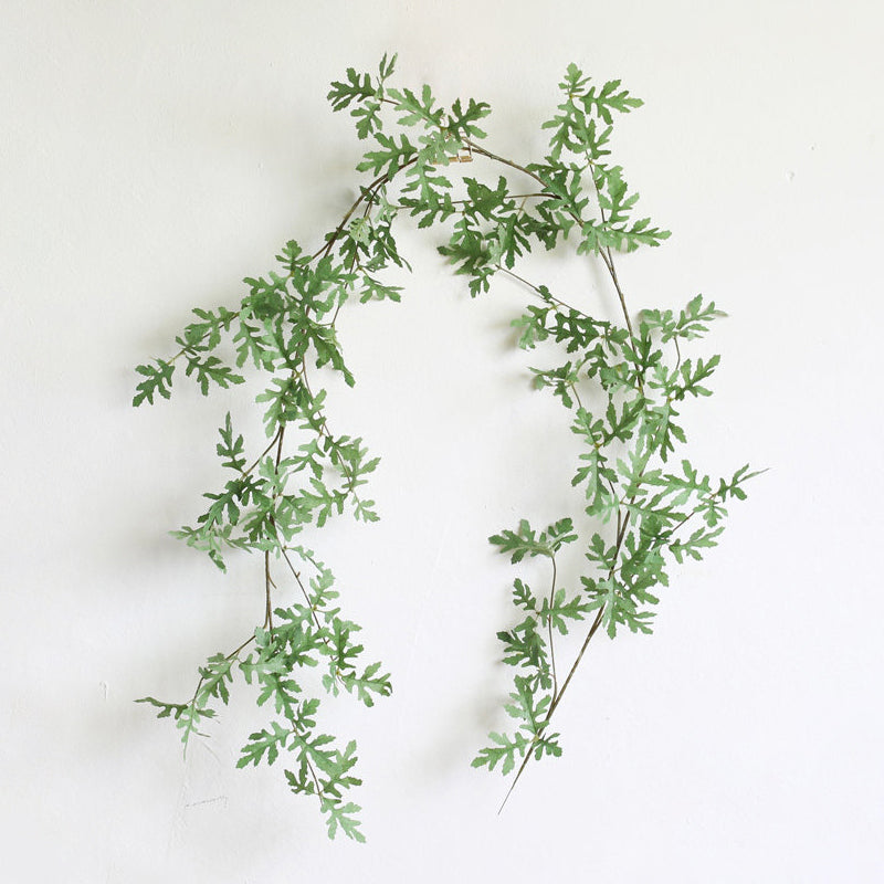 69 InchesGreen Ivy Vine Eucalyptus Begonia Leaf Floral Climbing Decor for Wall Hanging