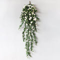 78-Inch Artificial 78-Inch Artificial Kapok Flower Hanging Vine – Lush Faux Greenery for Wall Window, and Home Decor"Flower Hanging Vine – Lush Faux Greenery for Wall, Window, and Home Decor"