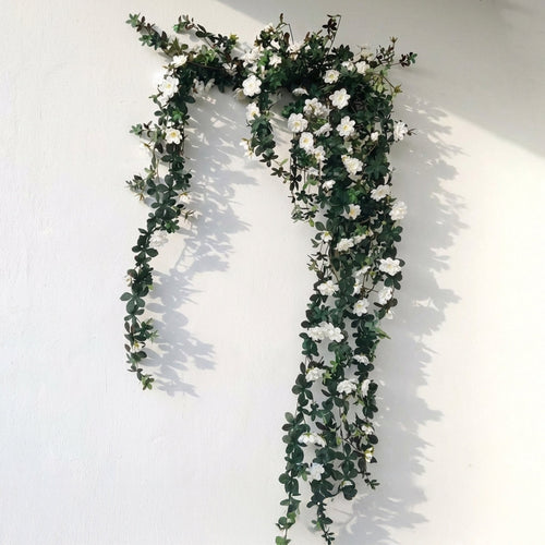 78-Inch Artificial 78-Inch Artificial Kapok Flower Hanging Vine – Lush Faux Greenery for Wall Window, and Home Decor"Flower Hanging Vine – Lush Faux Greenery for Wall, Window, and Home Decor"