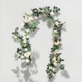 68-inch Artificial Rose Vine Rose Vine Artificial Flower Vine