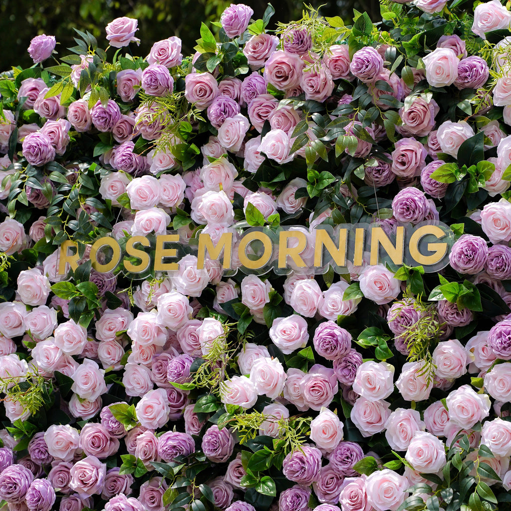 Tamara：5D Fabric Artificial rolling up curtain flower wall