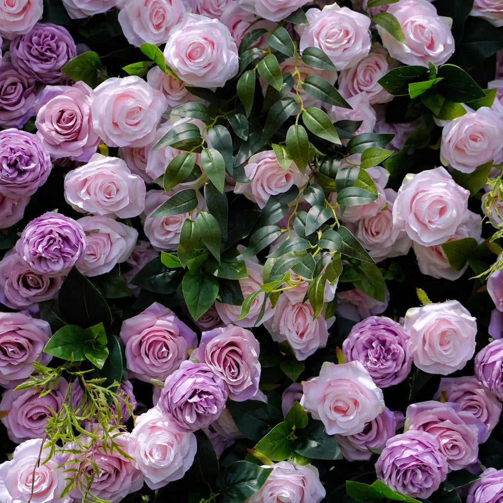 Tamara：5D Fabric Artificial rolling up curtain flower wall