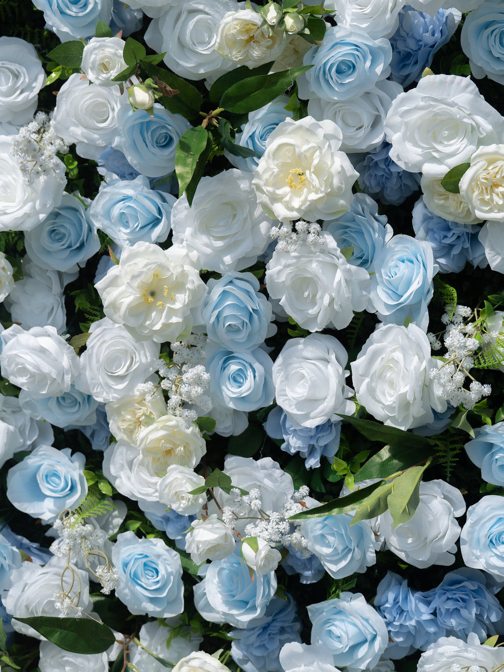 Velyra 5D Fabric Artificial rolling up curtain flower wall