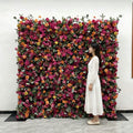 Wholesale Colorful 5D Flower Wall Wedding Party Wall Artificial Flower Arrangement for Wedding Artificial Flower Distributor Free Shipping