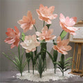 Wholesale Large Tall Wedding Decorations Romantic Blush Pink Giant Paper Poppy Flower Stand Set Artificial Standing Giant Flower - Free Shipping