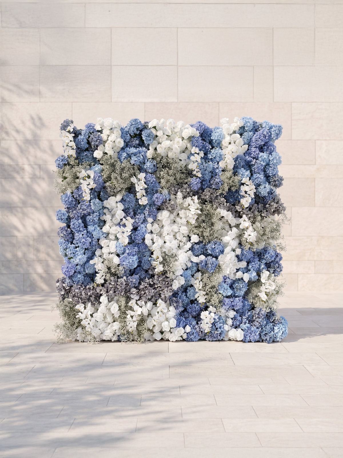 Zarena 5D Fabric Artificial rolling up curtain flower wall