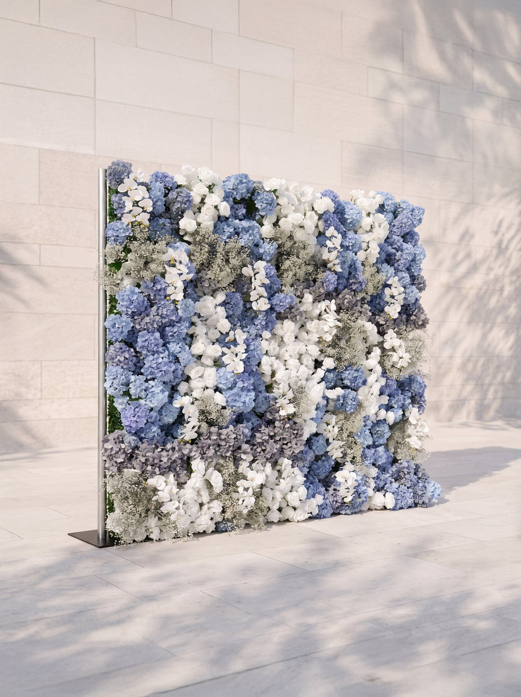 Zarena 5D Fabric Artificial rolling up curtain flower wall
