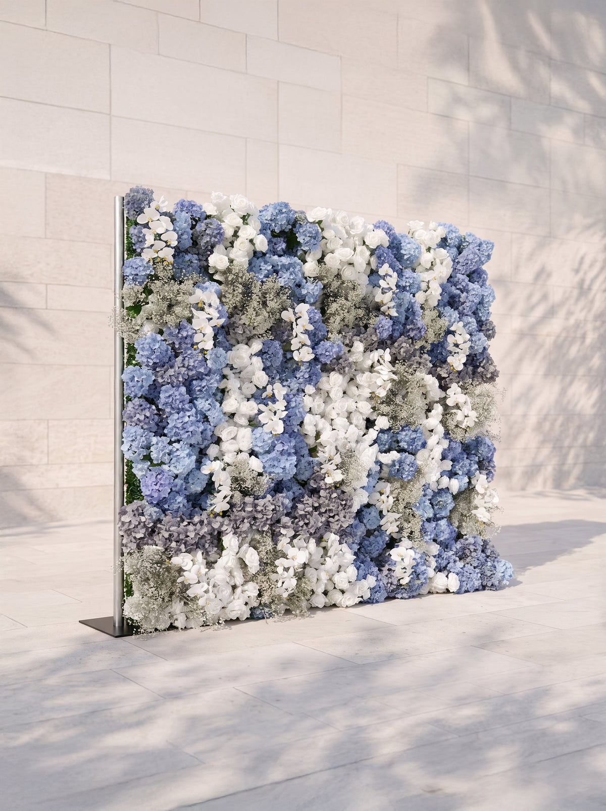 Zarena 5D Fabric Artificial rolling up curtain flower wall