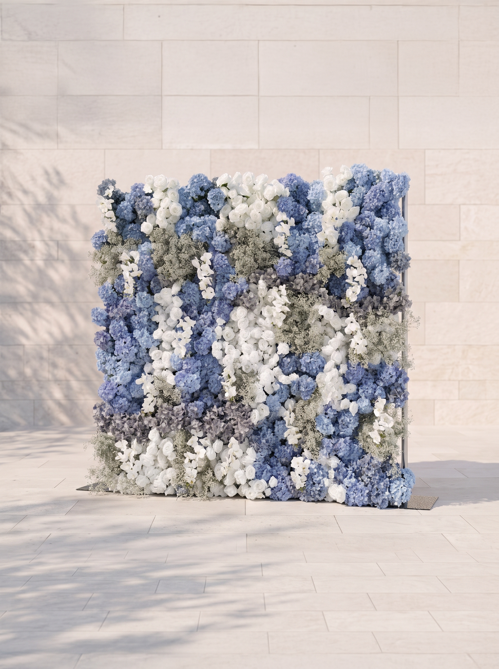 Zarena 5D Fabric Artificial rolling up curtain flower wall