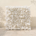 Zarenbelle: Classic White 5D Flower wall with Roses and Pampas for Wedding&Event Decor
