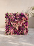 Zarova 5D Fabric Artificial rolling up curtain flower wall